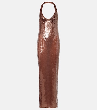 Abito lungo Coralie con paillettes | The New Arrivals Ilkyaz Ozel