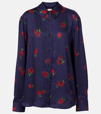 Argo printed twill shirt | Khaite