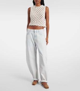 Low-Rise Barrel Jeans | Alaïa