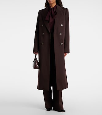 Wool twill coat | Stella McCartney