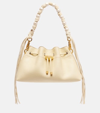 Borsa Cinch Small in pelle con cristalli | Jimmy Choo