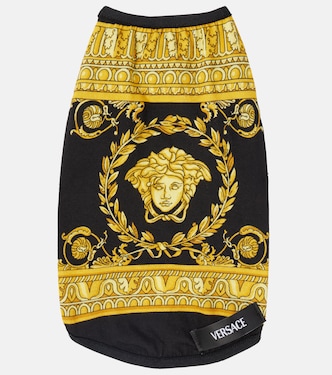 Printed cotton-blend dog T-shirt | Versace Home