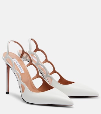 Endless Love leather slingback pumps | Aquazzura