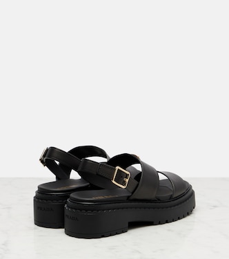 Sandalen aus Leder | Prada