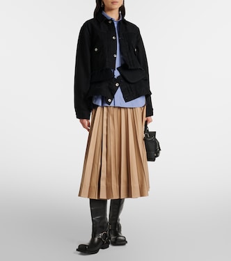Giacca di jeans in cotone a strati | Sacai