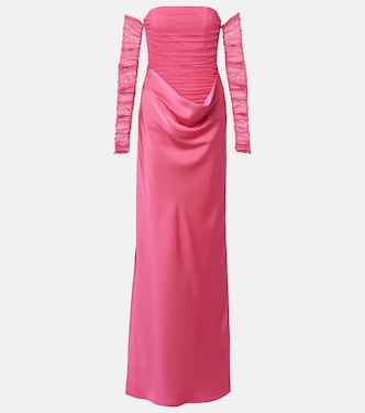 Draped ruched gown | Rotate