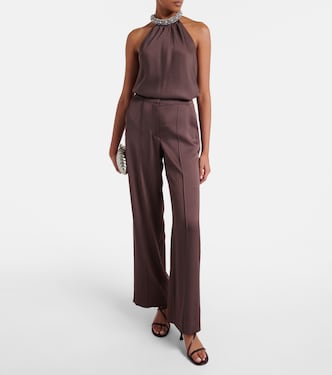 Verziertes Top aus Satin | Simkhai