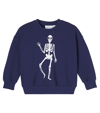 Printed cotton jersey sweatshirt  | Mini Rodini