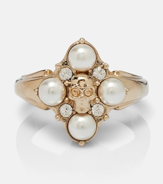 Skull embellished ring | McQueen