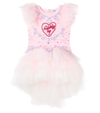 Kleid Giddy Up aus Tüll mit Kristallen | Tutu Du Monde