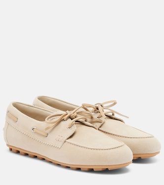 H693 suede boat shoes | Hogan