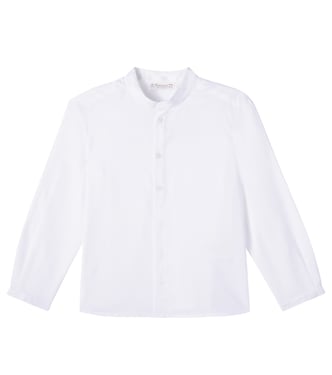 Elies embroidered cotton shirt | Bonpoint