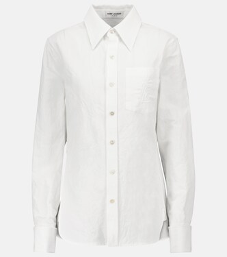Camicia in cotone e lino | Saint Laurent