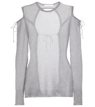 Greta cutout mohair-blend sweater | Cecilie Bahnsen