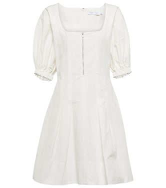 White Label cotton and linen minidress | Proenza Schouler