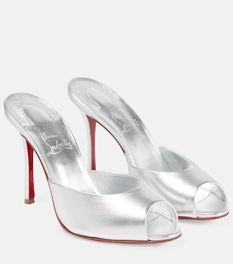 Mules Dolly in pelle metallizzata | Christian Louboutin