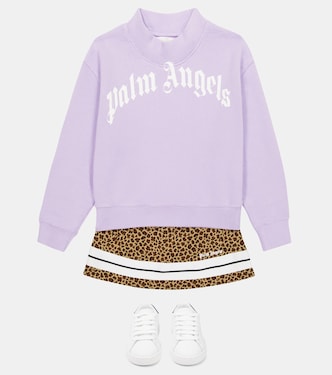Bedrucktes Sweatshirt aus Baumwolle | Palm Angels Kids
