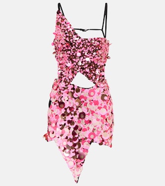 Astra sequined cutout minidress | The Attico