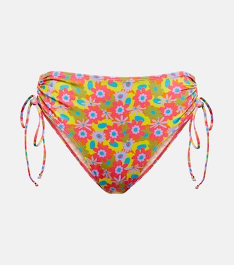 Braga de bikini Liz de tiro alto floral | Bananhot
