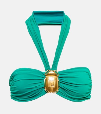 Top bikini con scollo all’americana | Balmain