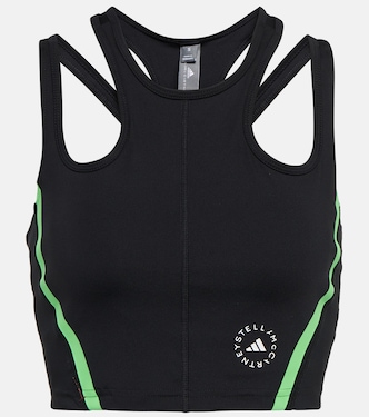 Crop top de jersey con abertura | Adidas by Stella McCartney