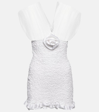 Textured silk minidress | Alessandra Rich