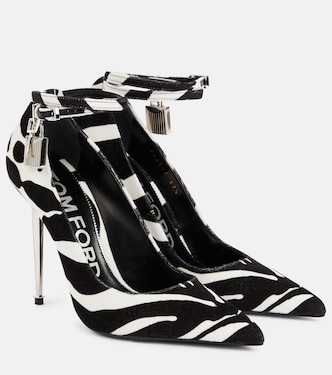 Salones Padlock de terciopelo estampado | Tom Ford