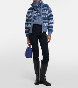 Bomber Holiday Noel in cashmere | Loro Piana