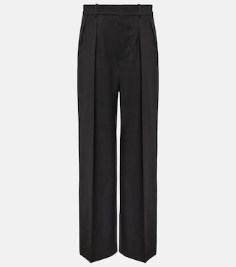 Weite Hose aus Schurwolle | Wardrobe.NYC