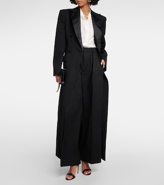 Weite Hose aus Schurwolle | Wardrobe.NYC