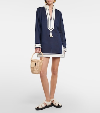 Túnica de algodón con borlas | Tory Burch