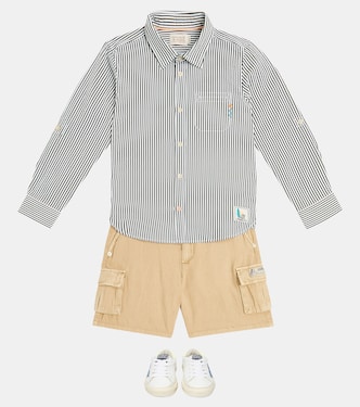 Striped seersucker shirt | Scotch & Soda Kids