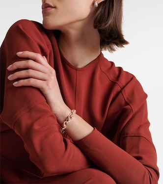 Infinity Link 18kt rose gold bracelet with diamonds | Shay Jewelry
