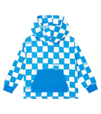 Checked cotton hoodie | Marc Jacobs Kids