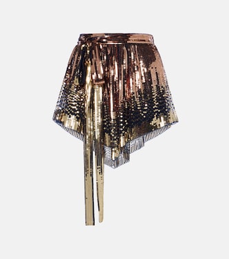Shorts con paillettes | Rabanne