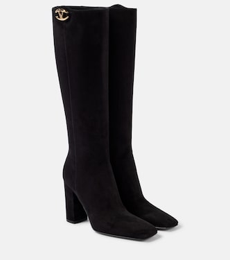 Botas altas VLogo de ante | Valentino Garavani