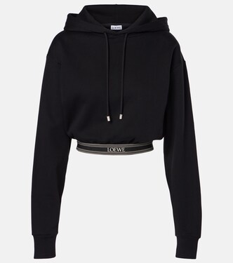 Sudadera cropped de algodón  | Loewe