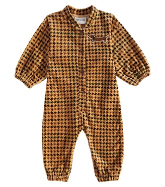 Tutina in velluto di cotone pied-de-poule | Mini Rodini