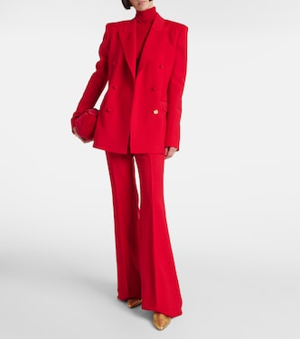 Rhein high-rise wool flared pants | Gabriela Hearst