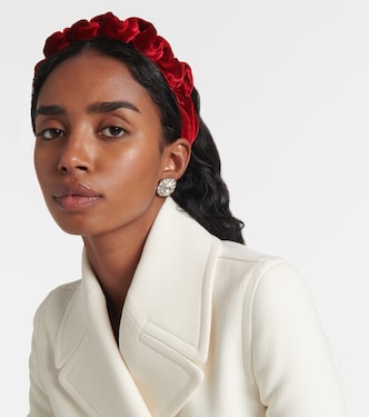 Lia velvet headband | Jennifer Behr