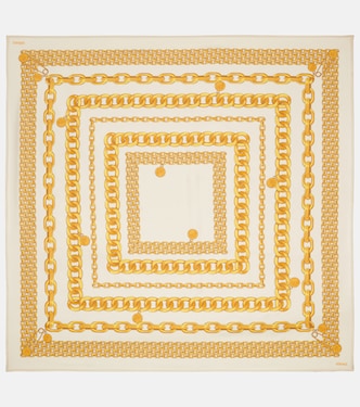 Pañuelo Versace Treasure de sarga de seda | Versace