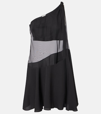 Daphne one-shoulder minidress  | Nensi Dojaka