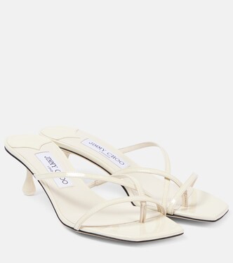 Etana 50 patent leather mules | Jimmy Choo