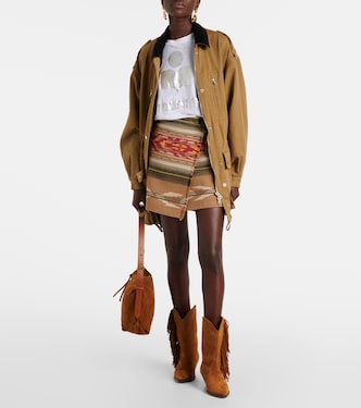 T-shirt Zewel imprimé en lin | Marant Etoile