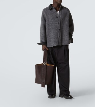 Hemdjacke aus einem Wollgemisch | Loewe