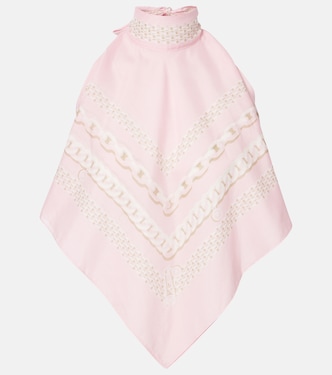 Top Versace Treasure aus Baumwolle und Seide | Versace