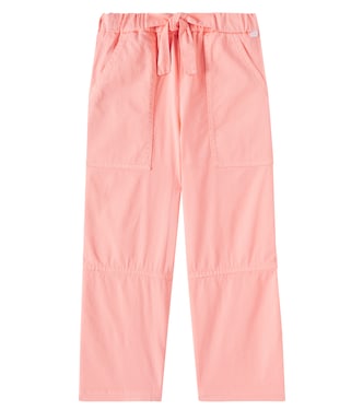 Pantaloni palazzo in gabardine di cotone | Il Gufo