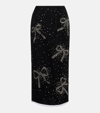 Verzierter Midirock | Carolina Herrera