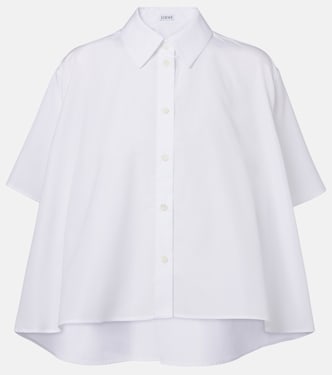 Logo oversized cotton shirt  | Loewe