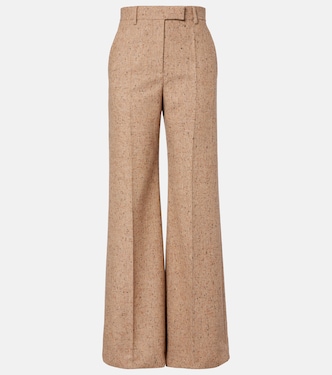 Pantalones anchos de lana virgen | Valentino